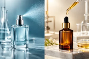 تفاوت اسانس روغنی با عطر الکلی؛ چرا فرمولاسیون شما به هر دو نیاز دارد؟
